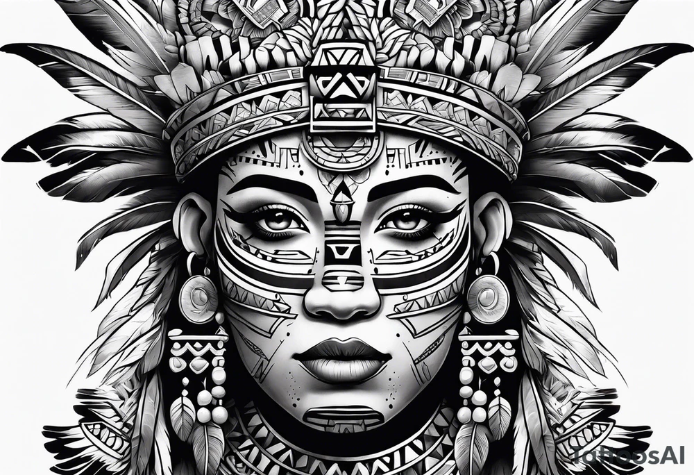 Aztec tattoo idea