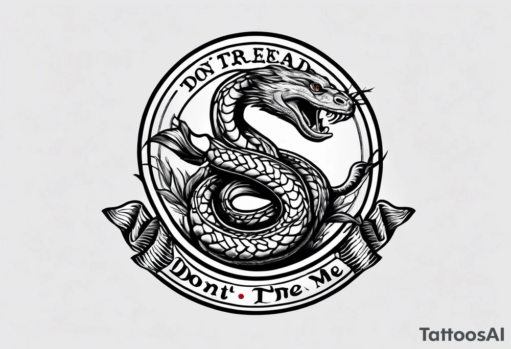 don't tread on me tattoo idea