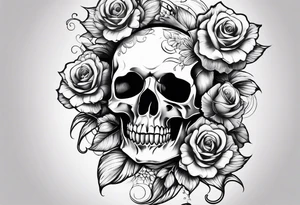 Memento mori sleeve tattoo design tattoo idea