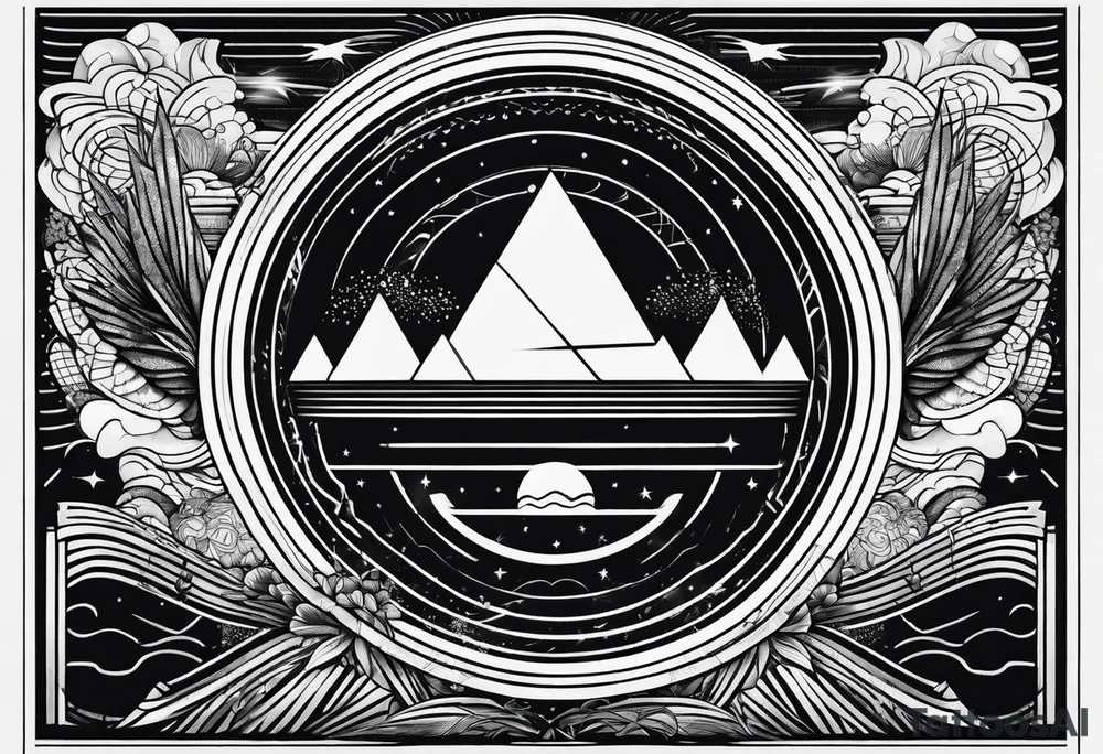 electromagnetic spectrum tattoo idea