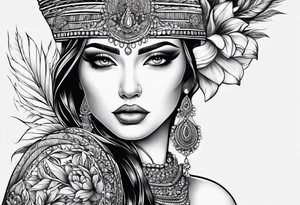 mãos duas filhas tattoo idea