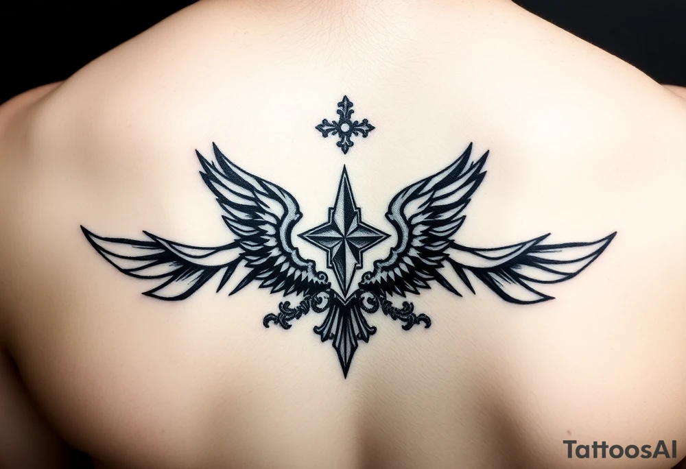 Small symbol the projects honor and loyalty tattoo idea
