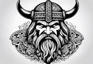 Viking style tattoo idea