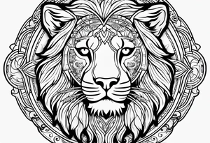 Leo astrologysign tattoo idea