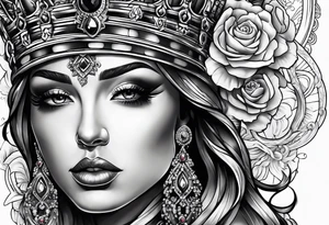 French king tattoo idea