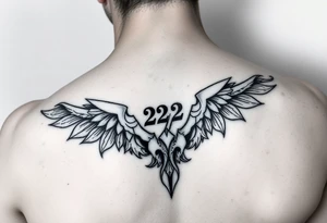 Simple 224 into a tattoo tattoo idea