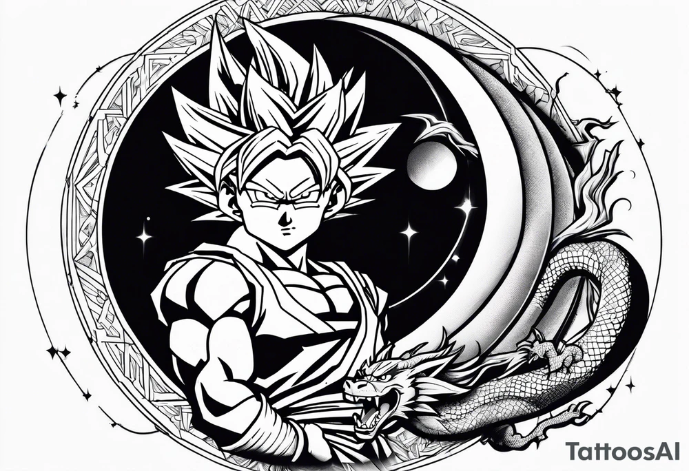Dragon ball z tattoo idea
