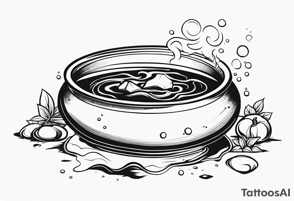 Bubbling Cauldron tattoo idea