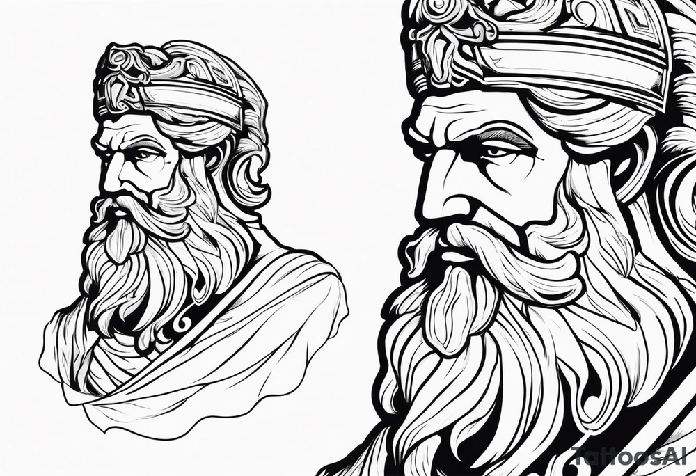 mitologia grecka zeus i pioruny tattoo idea