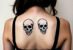Skulls tattoo idea