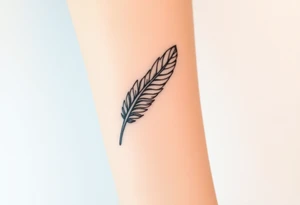 Poetry feather , ink and pen tattoo idea