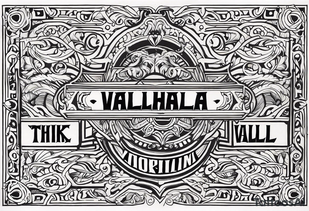Valhalla tattoo idea