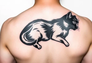 Black Cat tattoo idea