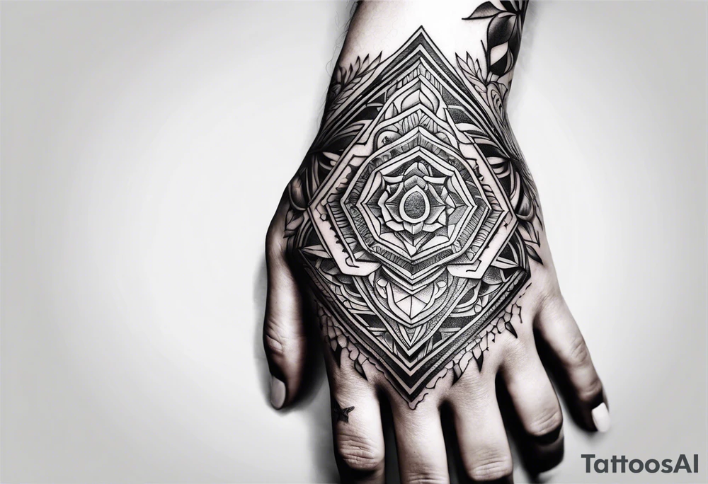 Hand tattoo tattoo idea