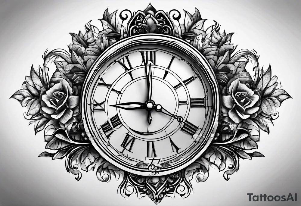 roman numeral 7 tattoo idea