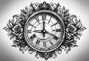 roman numeral 7 tattoo idea