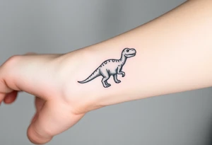 a baby brontosaurus tattoo idea