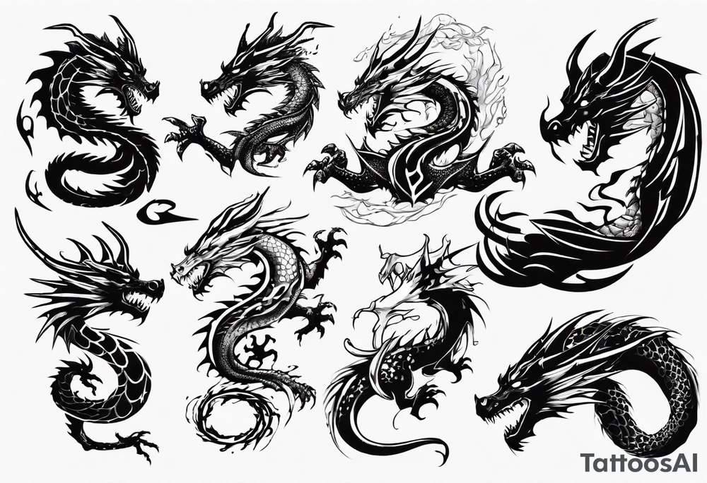dragon tattoo idea