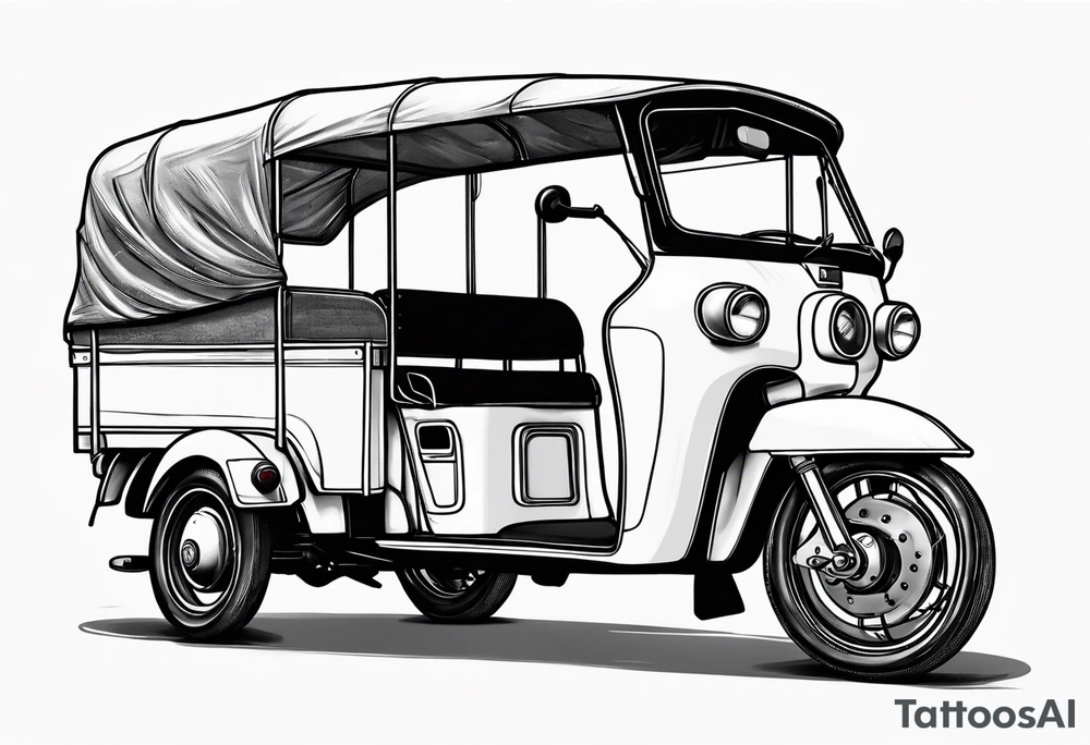 Tuk tuk tattoo idea