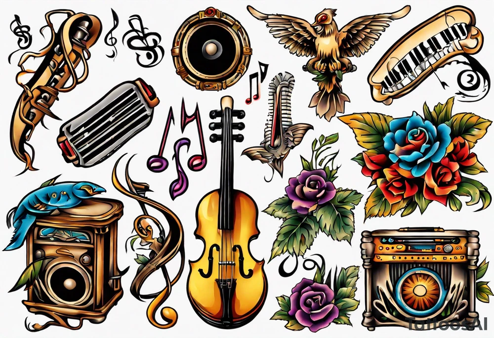 louisiana music tattoo tattoo idea
