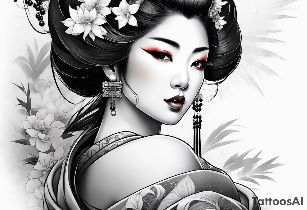 Geisha tattoo idea