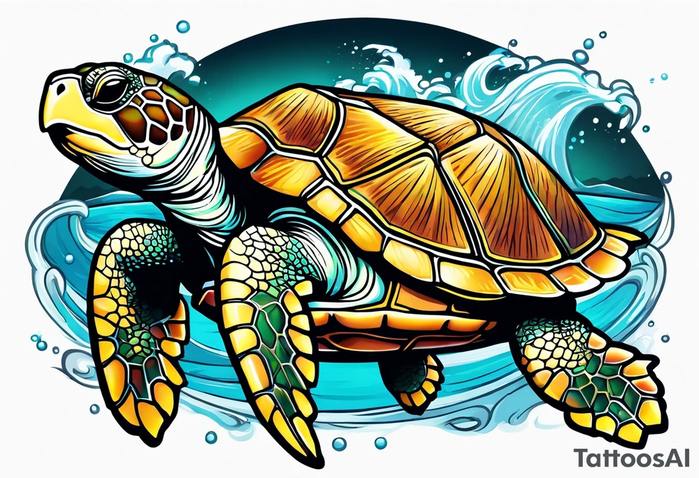 seaturtle tattoo idea