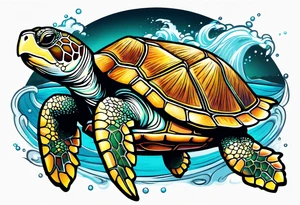 seaturtle tattoo idea