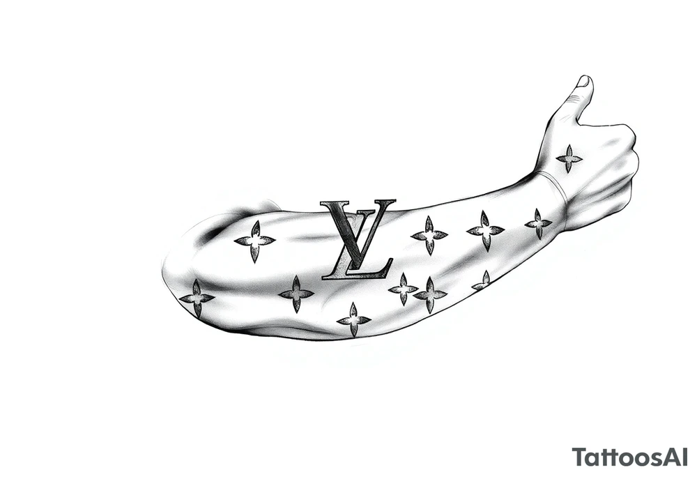 Louis vuitton tattoo idea