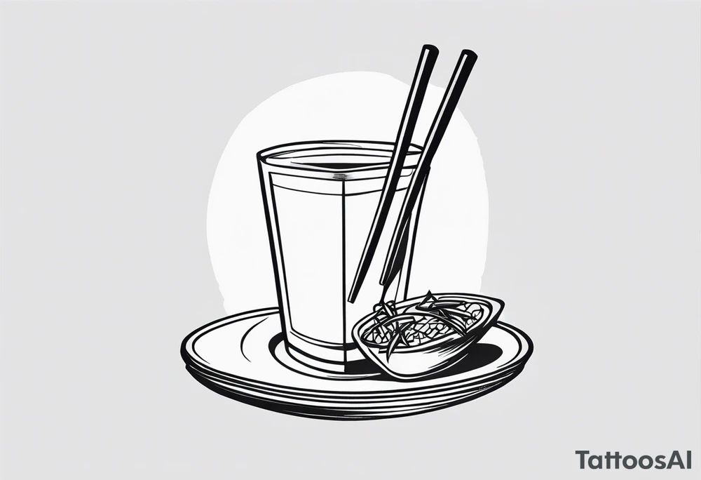 chopsticks tattoo idea