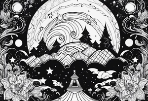 With all my heart and all my soul, to the end of the universe. To infinity and beyond tattoo idea