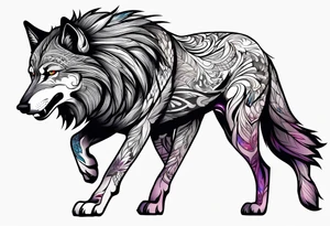Lobo wolf for a male tattoo tattoo idea