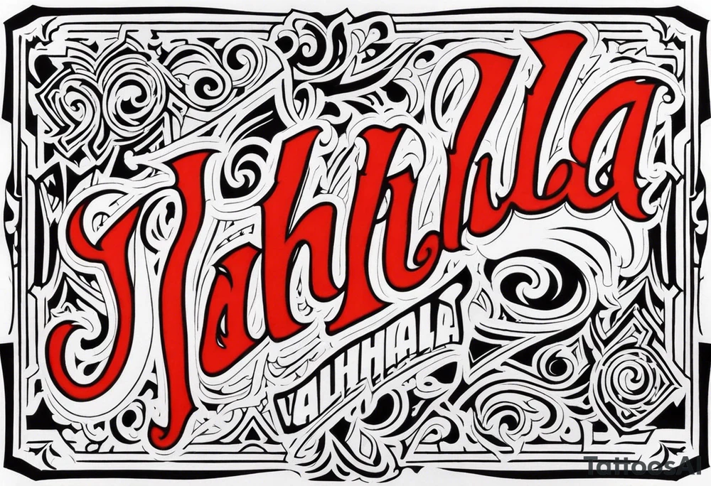 Valhalla mist tattoo idea