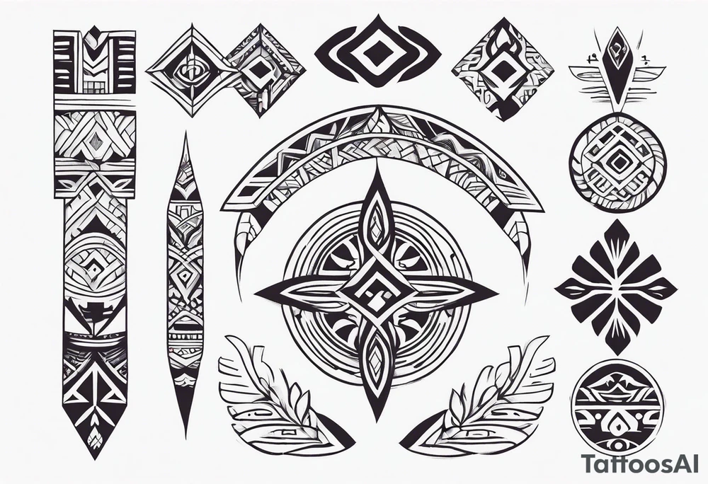 Polynesian minimal neck  tattoo tattoo idea