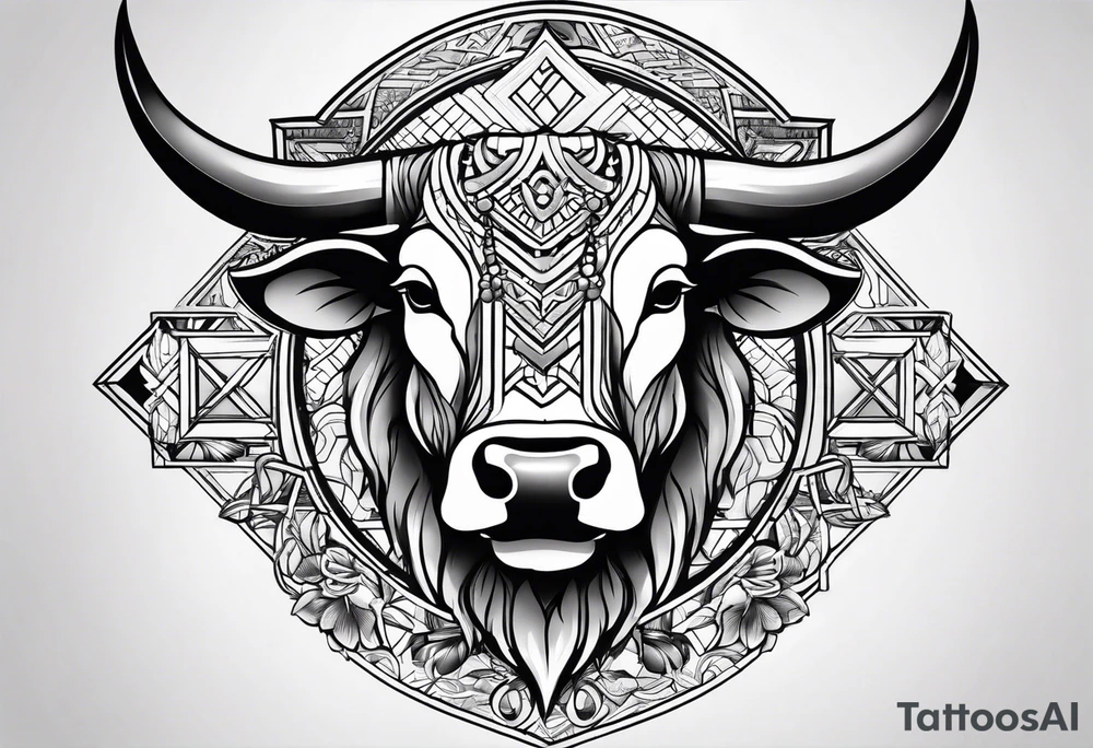 Mother son taurus tattoo idea