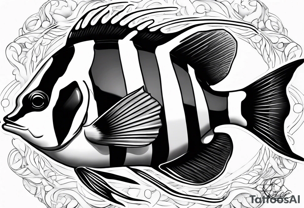 Moorish idol tattoo idea
