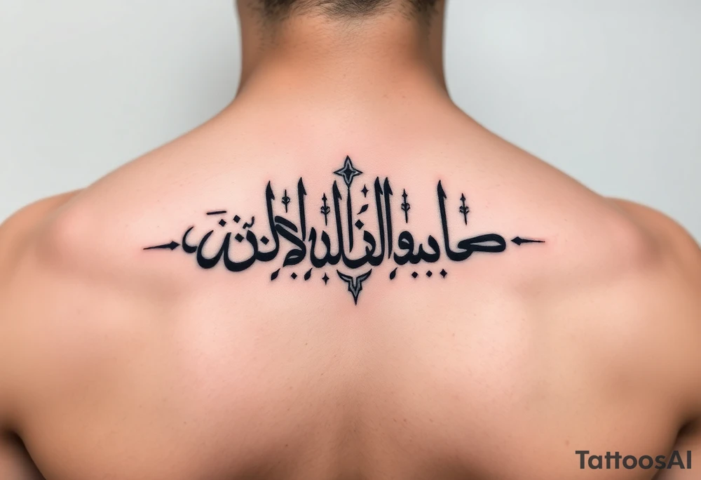 Maktub  in arabic tattoo idea