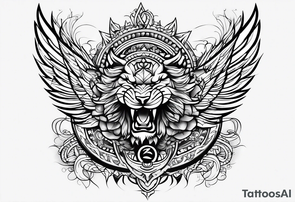 discipline  consistency mind tattoo idea