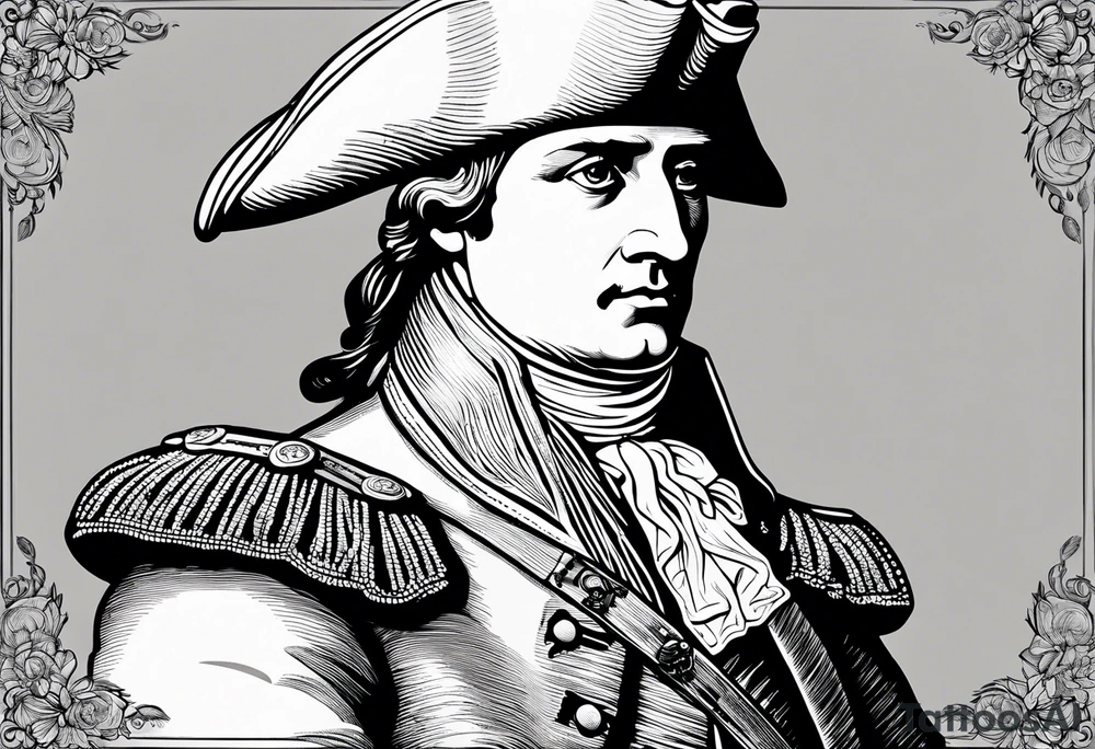 napoleon tattoo with text tattoo idea