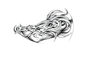 Tribal design tattoo idea