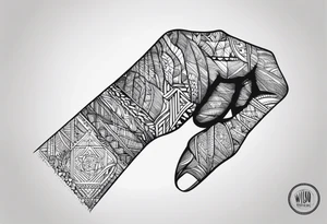 The word Wilson on my right hand tattoo idea