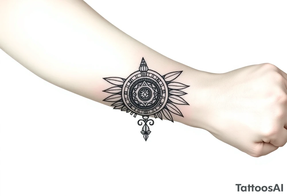 Inca chakana tattoo idea