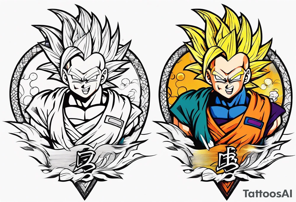 dragonball z tattoo idea