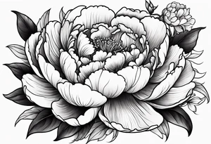peony tattoo tattoo idea
