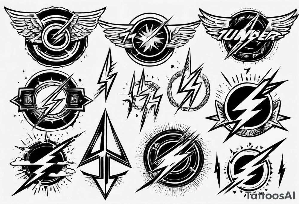 Thunder tattoo idea