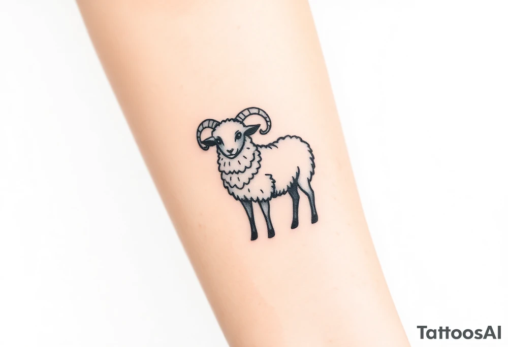 Black sheep tattoo idea