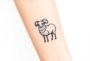 Black sheep tattoo idea
