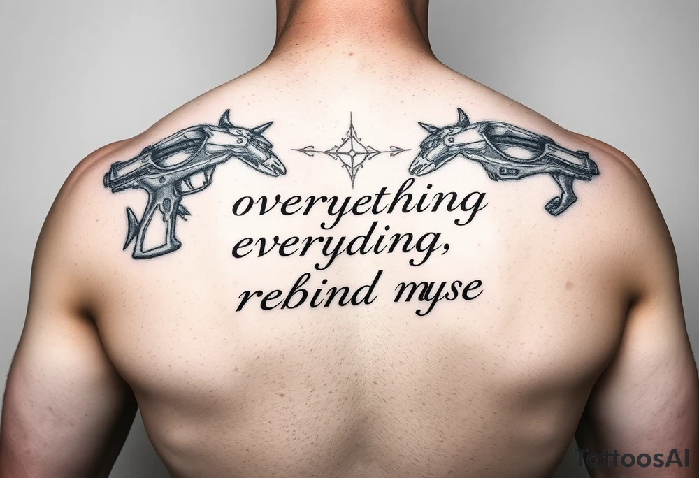Lost everything and rebuild myself tattoo idea