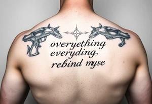 Lost everything and rebuild myself tattoo idea