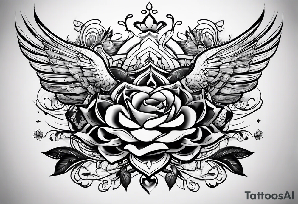 Simple Two-Band Tattoo Design With my kids names (Vedran and Srna) tattoo idea