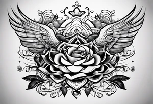 Simple Two-Band Tattoo Design With my kids names (Vedran and Srna) tattoo idea